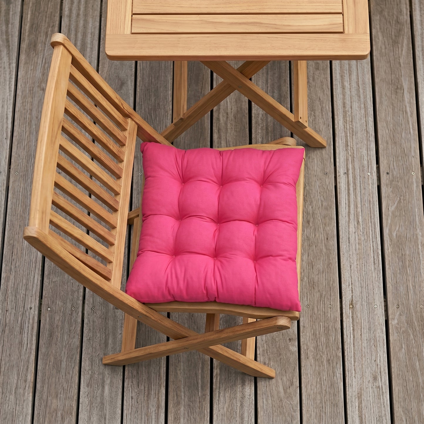 Coussin de chaise de jardin <br> 40x40 - 4 coloris