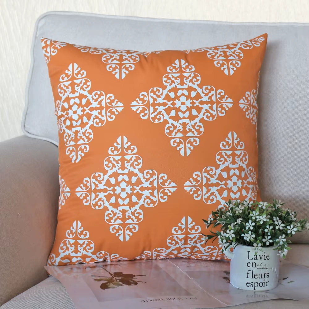 Housse de coussin Extérieur Baroque Orange