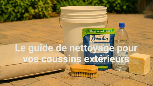 Comment nettoyer des coussins de salon de jardin ?