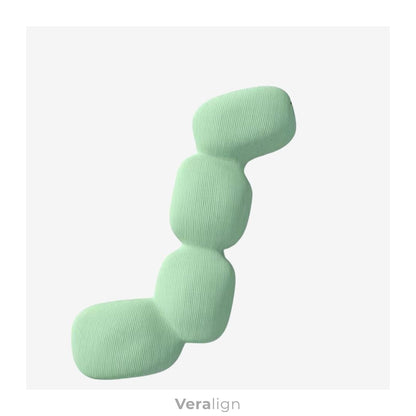 Coussin de corps ergonomique Veralign Émeraude, soutien multi-zones pour réduire les points de pression et améliorer la récupération nocturne.