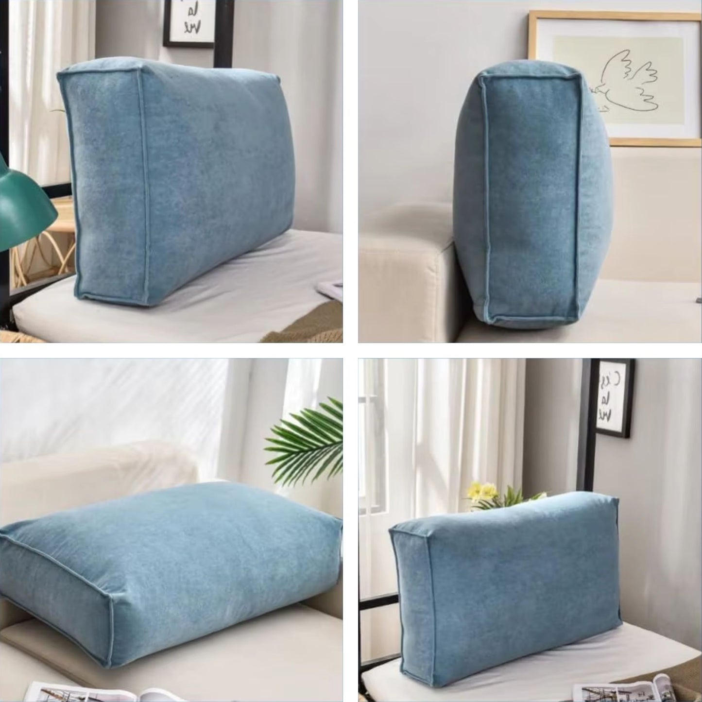 Housse de coussin canapé<br> Vert