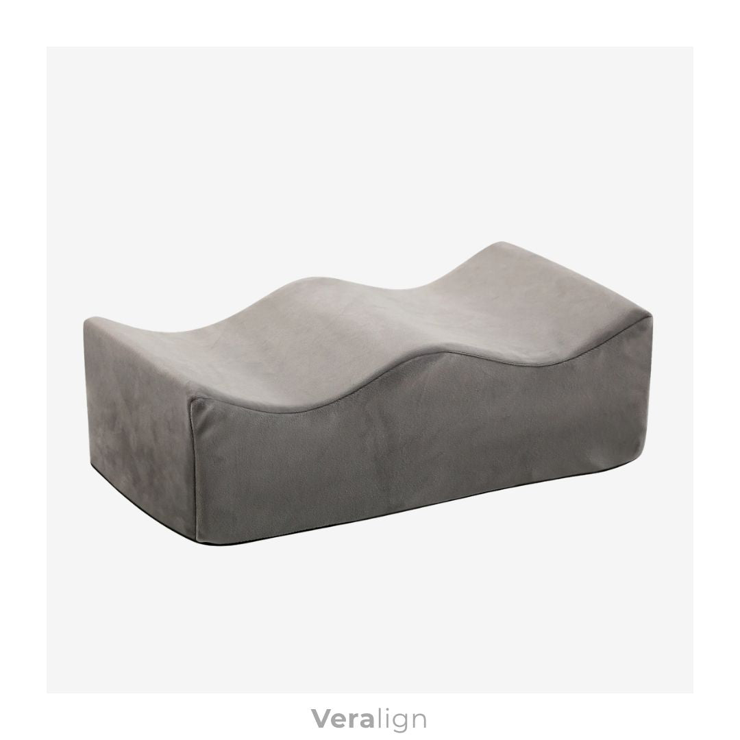 Coussin ergonomique pour circulation sanguine Veralign couleur Graphite, design incliné pour un confort prolongé sans points de pression.