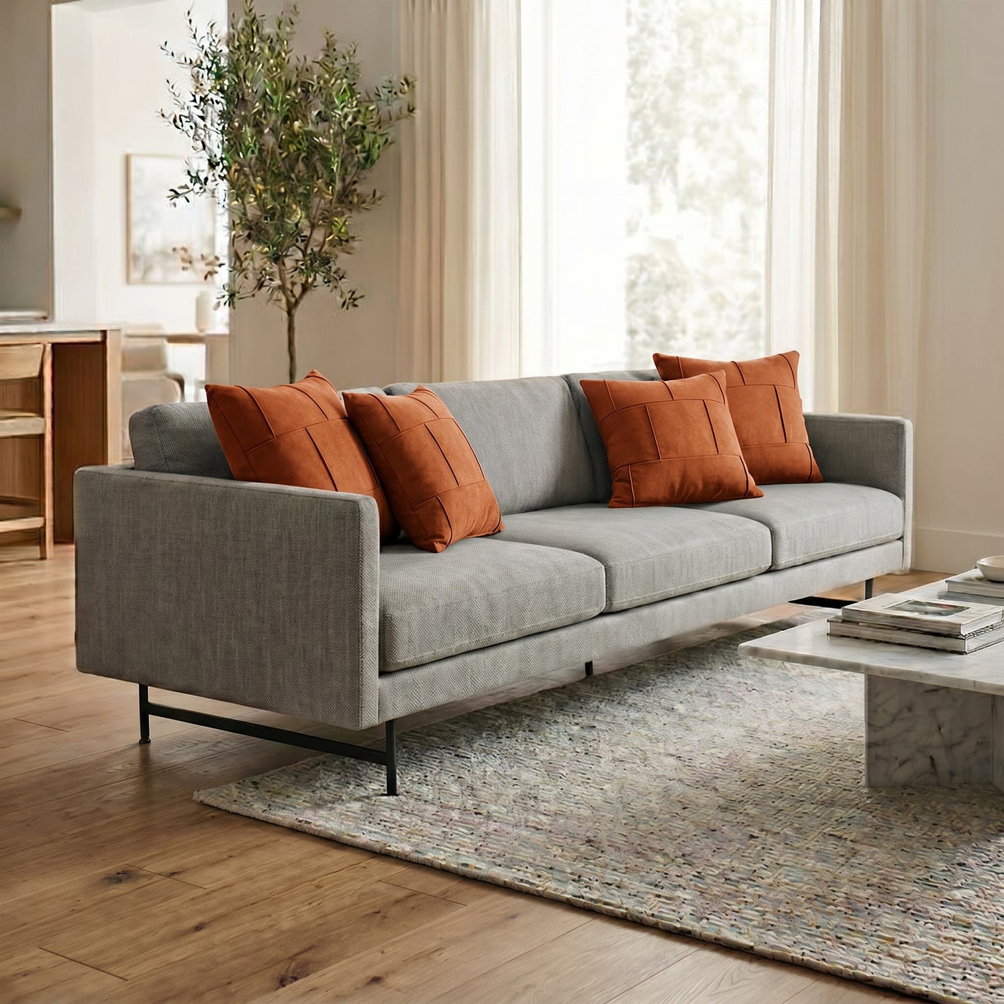 Coussins Terracotta<br> 55x55cm