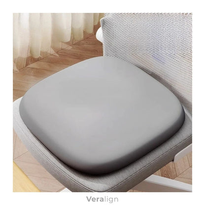 Version Graphite du coussin d'assise ergonomique Veralign, tissu amovible et lavable.