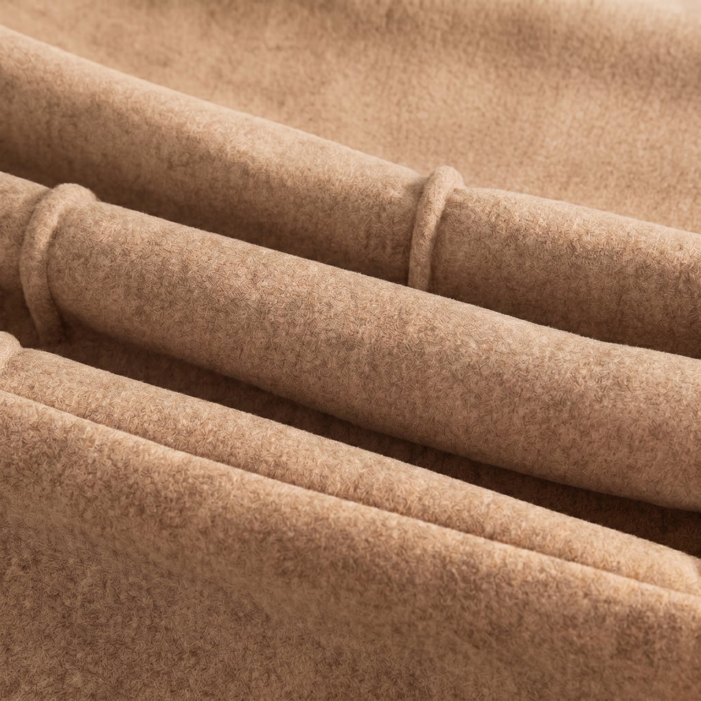 Coussin camel <br> Suedine - 55x55cm