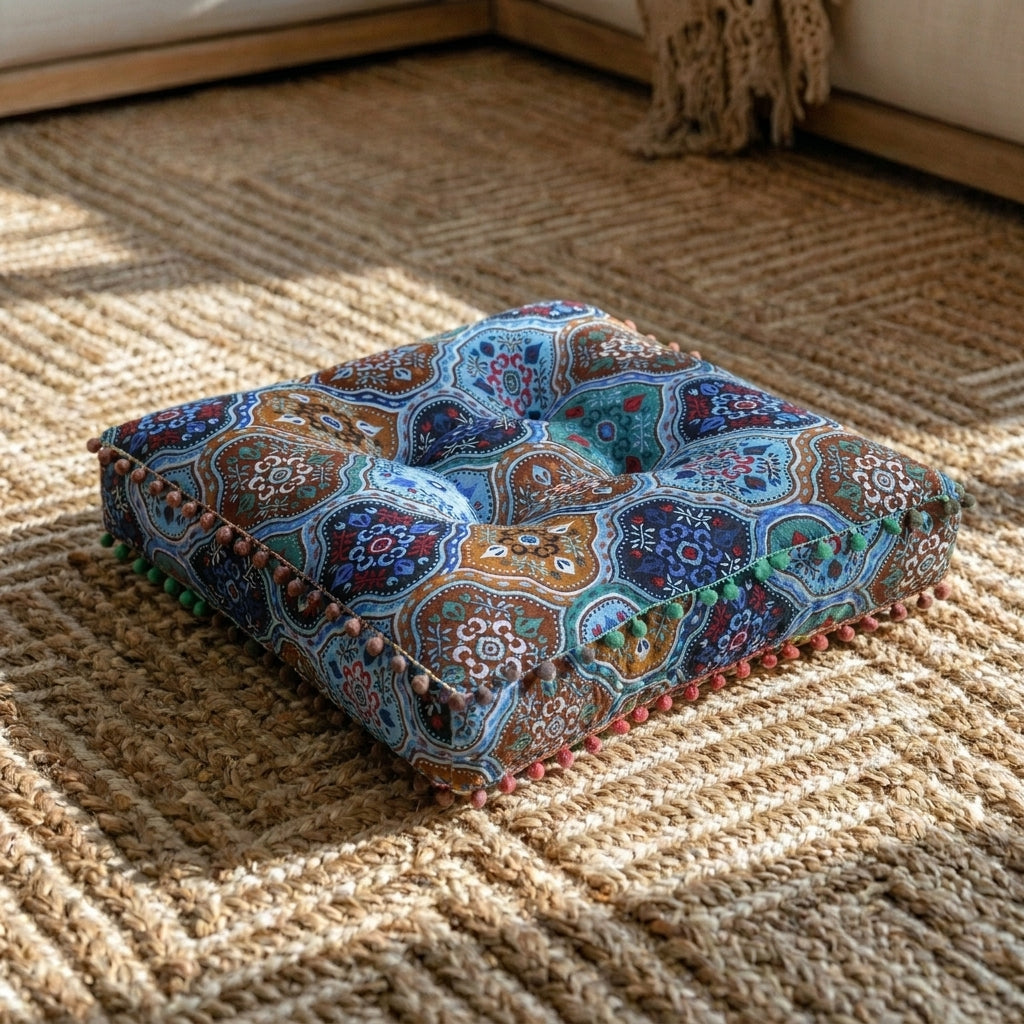 Coussin_carre_marocain_bleu