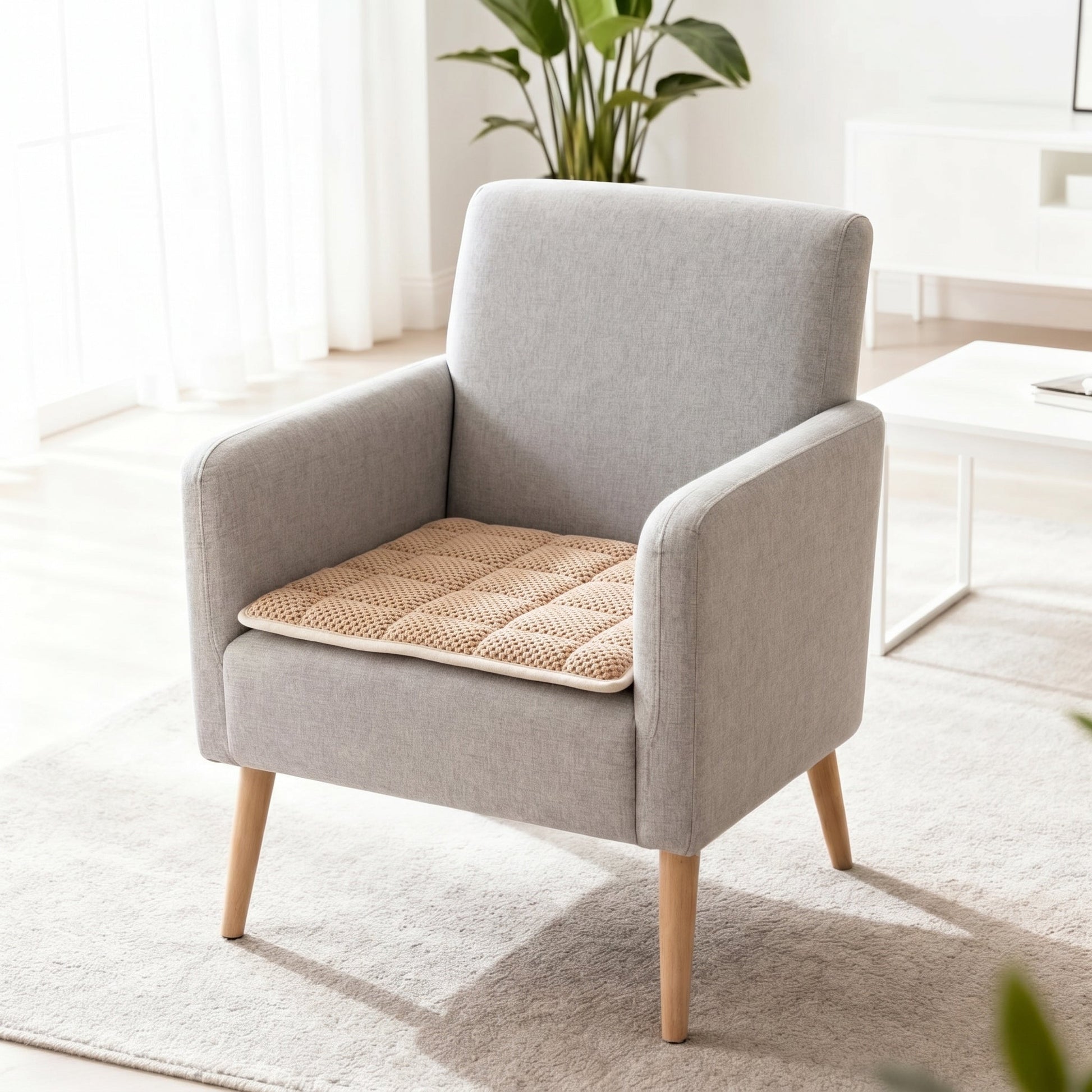 Coussin de chaise carré | 50x50cm sable