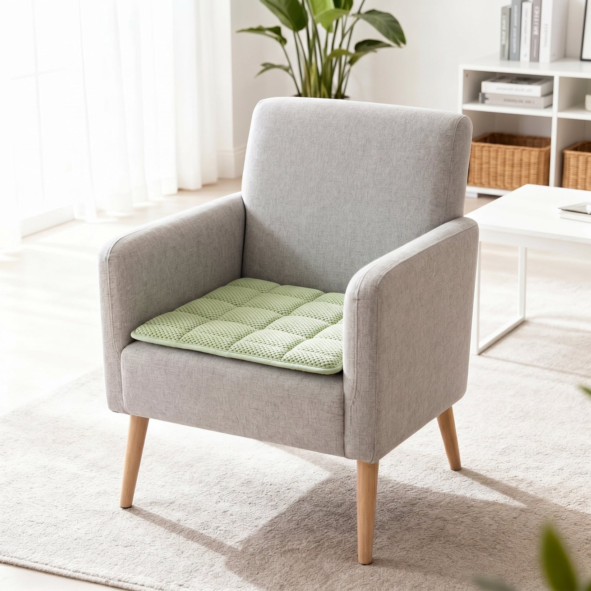Coussin de chaise carré | 50x50cm vert
