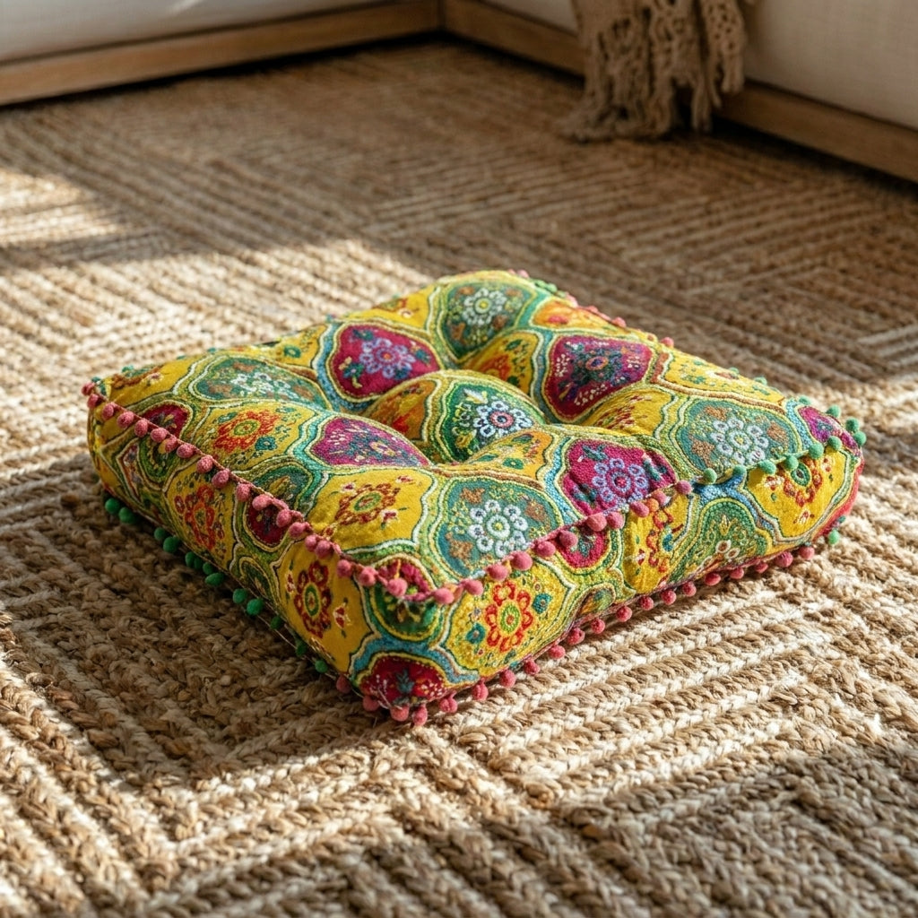 Coussin de sol meditation <br>40x40x8cm
