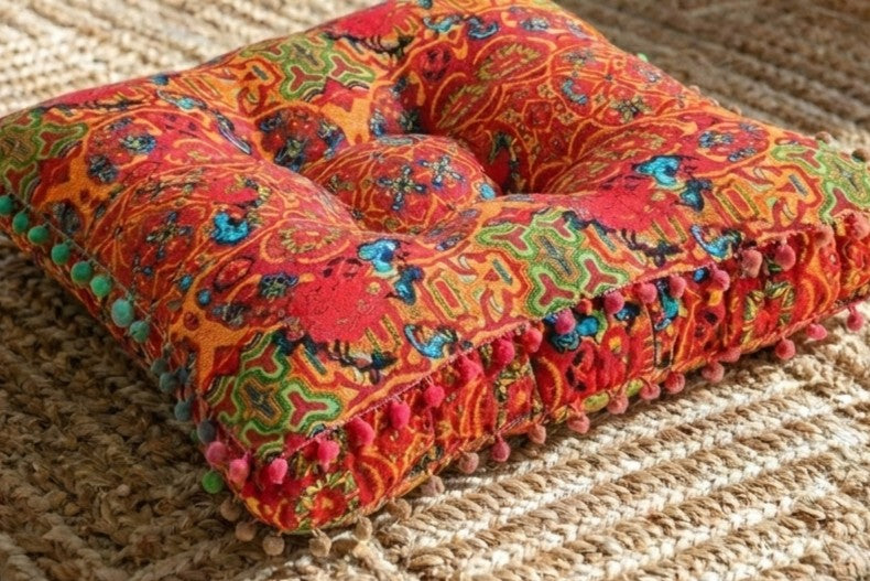Coussin de sol style marocain <br>40x40x8cm