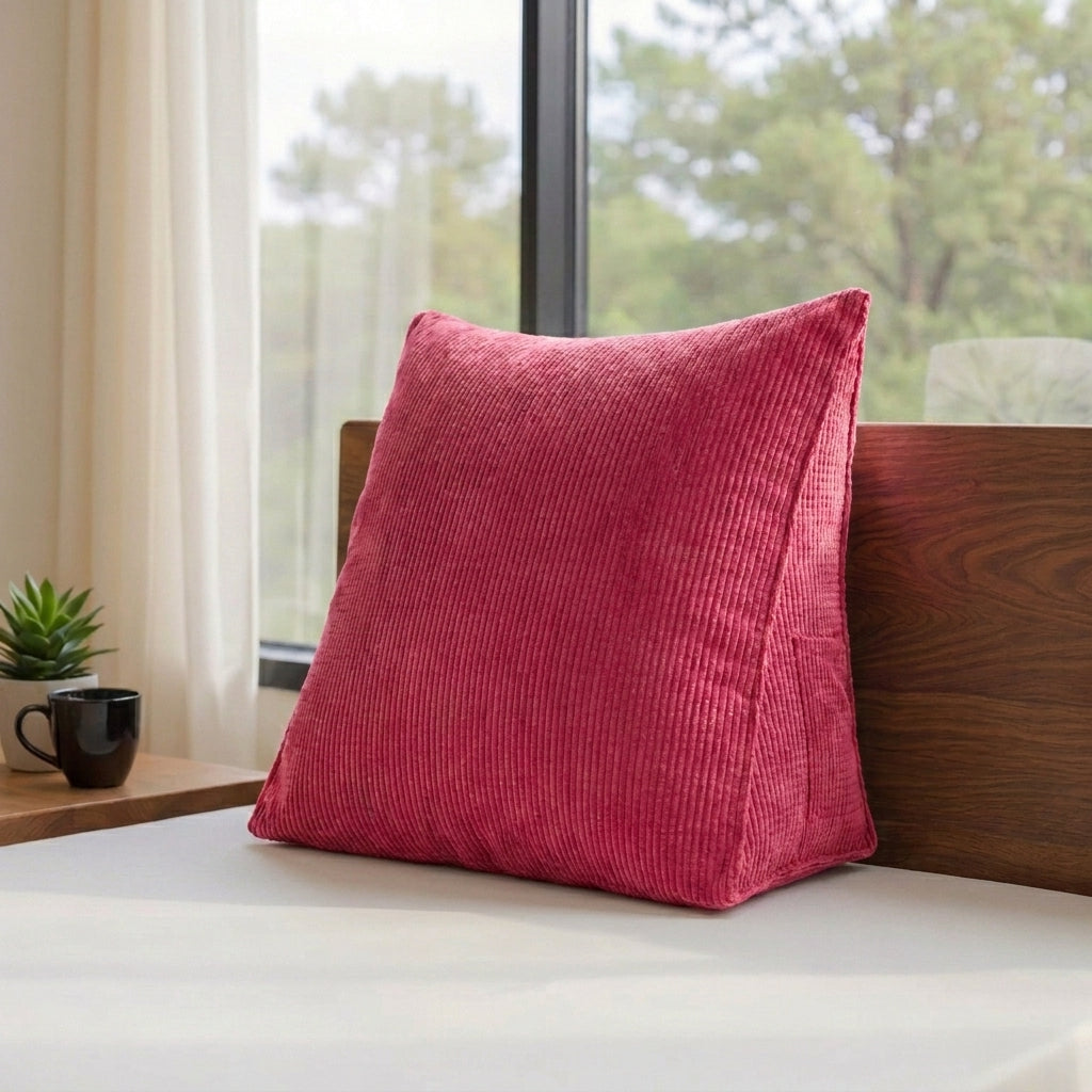 Coussin_forme_triangle_Rose