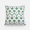 Housse de coussin Extérieur Treillis Vert