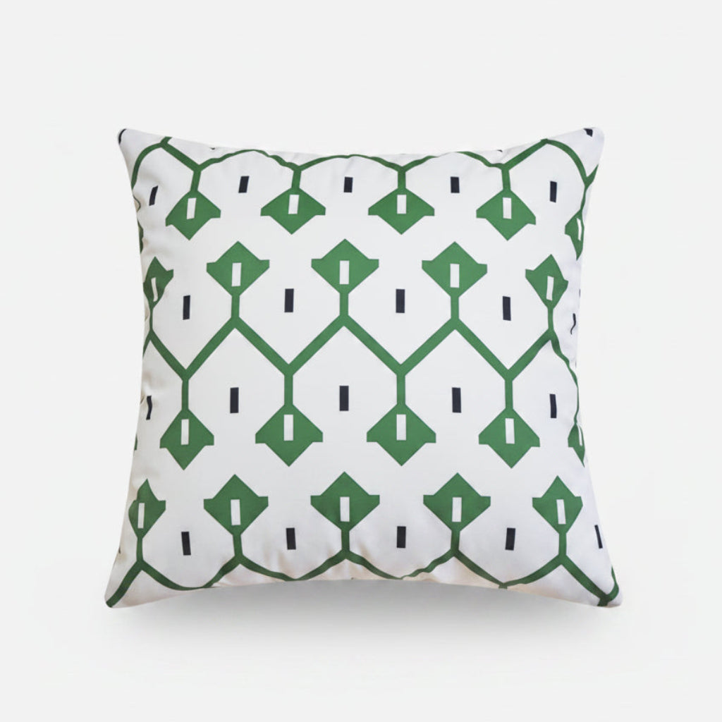 Housse de coussin Extérieur Treillis Vert
