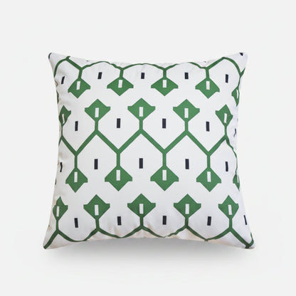 Housse de coussin Extérieur Treillis Vert