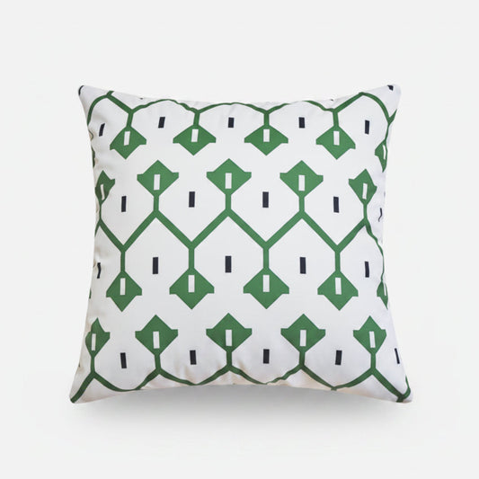 Housse de coussin Extérieur Treillis Vert