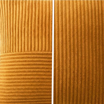 Housse coussin Jaune <br>Patchwork velours