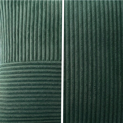 Housse de coussin Vert sapin<br> Velours côtelé
