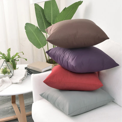 Housse de coussin exterieur <br>Noir - Impermeable