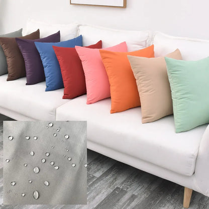 Housse de coussin exterieur <br>Orange - Impermeable