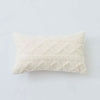 Housse de coussins rectangulaire Peluche - Blanc