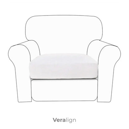 Housse de coussin de canapé extensible <br> Soft touch - 10 coloris