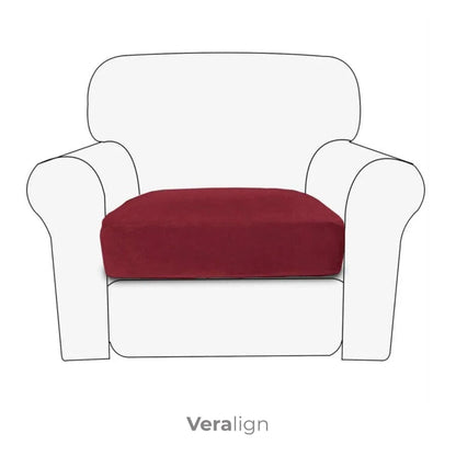 Housse de coussin de canapé extensible <br> Soft touch - 10 coloris