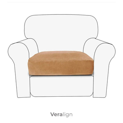 Housse de coussin de canapé extensible <br> Soft touch - 10 coloris