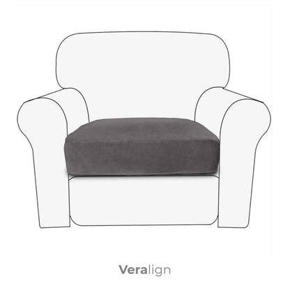 Housse de coussin de canapé extensible <br> Soft touch - 10 coloris