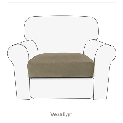 Housse de coussin de canapé extensible <br> Soft touch - 10 coloris