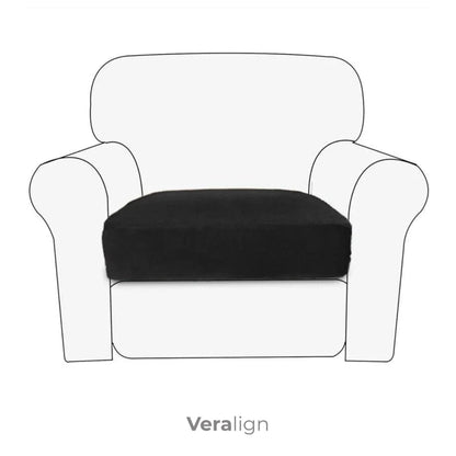 Housse de coussin de canapé extensible <br> Soft touch - 10 coloris