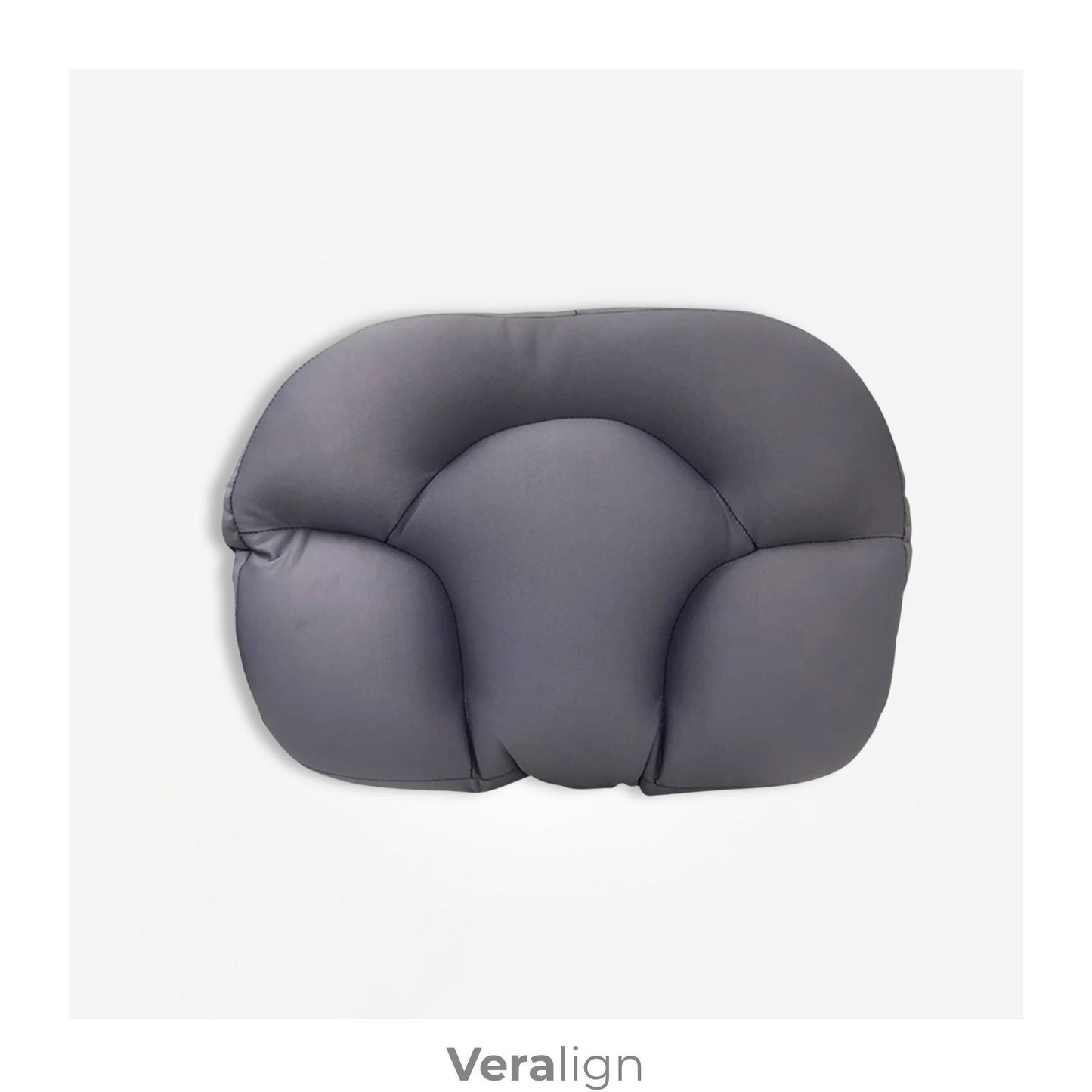 Oreiller ergonomique micro-perles carbone, compatible dormeurs côté dos et ventre - Veralign