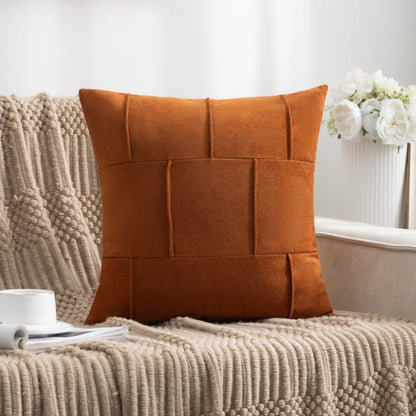 Housse de coussin Velours<br> Anthracite<br>Inspiration Scandinave
