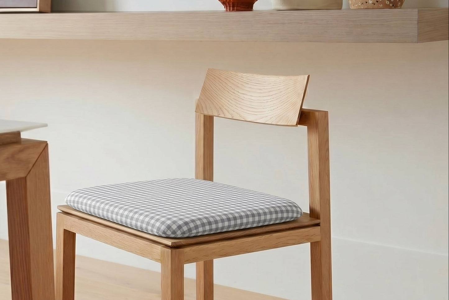 Coussin de chaise 40x40cm <br>Mousse à mémoire de forme - 5 coloris