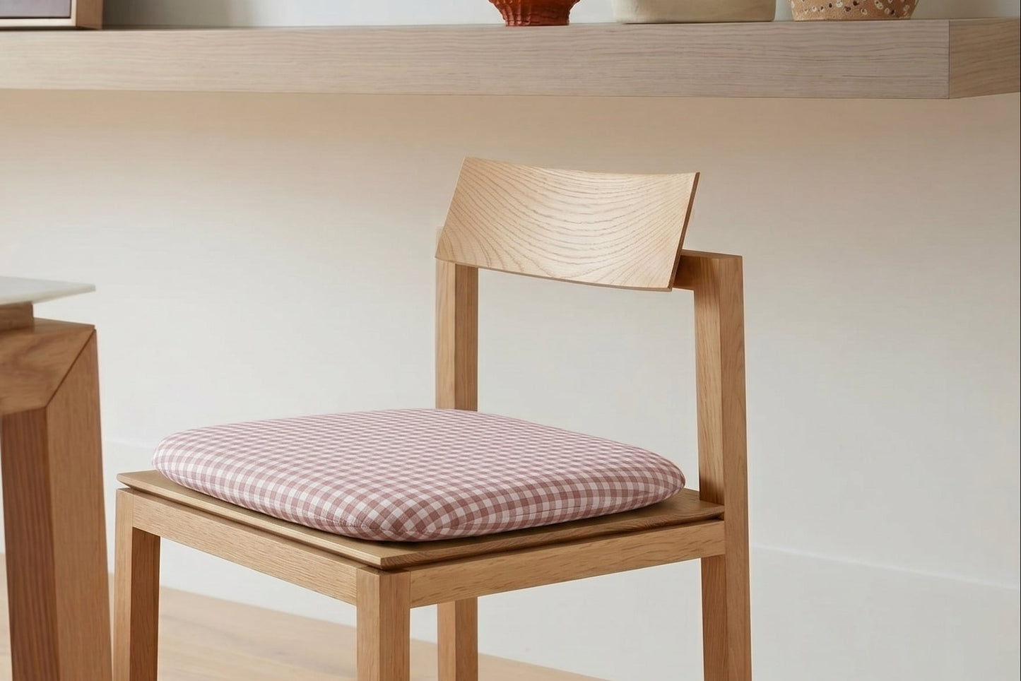 Coussin de chaise 40x40cm <br>Mousse à mémoire de forme - 5 coloris