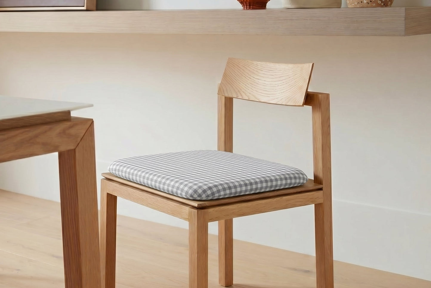 Coussin de chaise 40x40cm <br>Mousse à mémoire de forme - 5 coloris