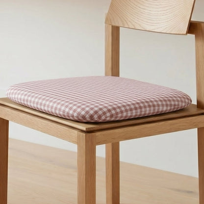 Coussin de chaise 45x45 carreaux<br> Mousse à mémoire de forme - 5 coloris