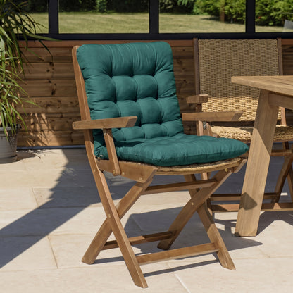 Coussin de chaises de jardin<br> Vert forêt - 85x45Cm