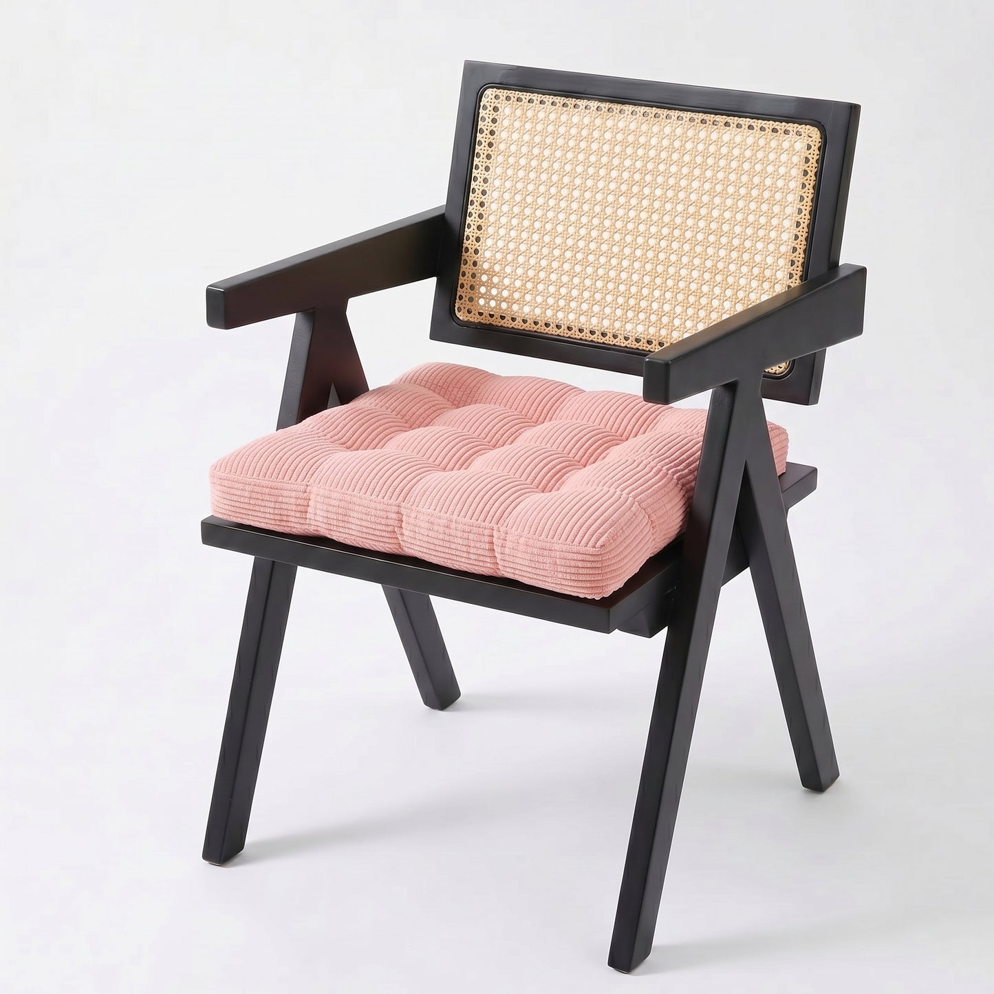 coussin_de_chaise_epais_effet_velours_rose