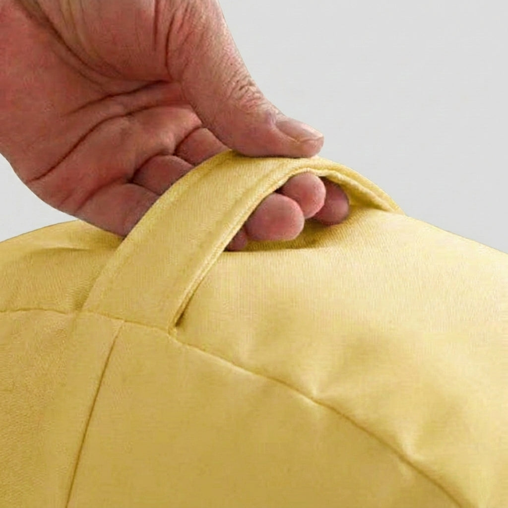 coussin extérieur de sol waterproof<br> Jaune - 40cm diamètre
