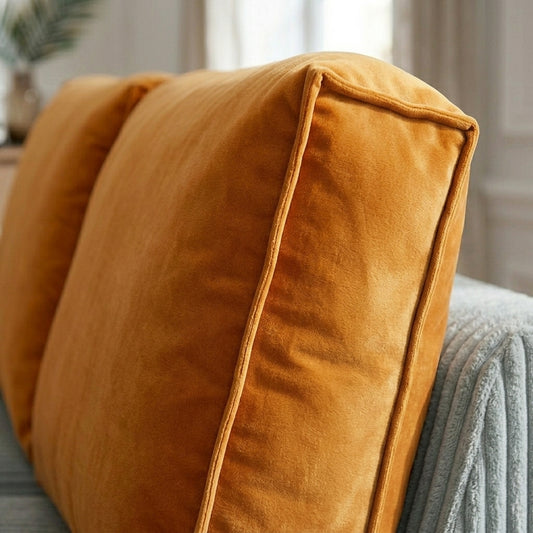 coussin_orange_canapé_profil