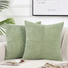 Housse de coussin velours Vert sauge