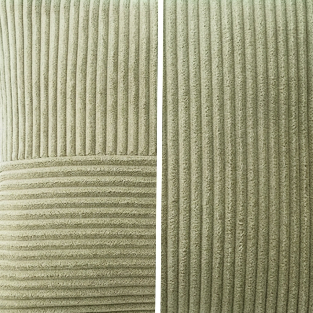 Housse de coussin velours <br> Vert sauge