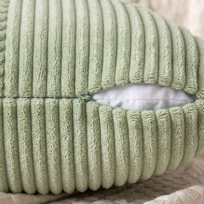 Housse de coussin velours <br> Vert sauge