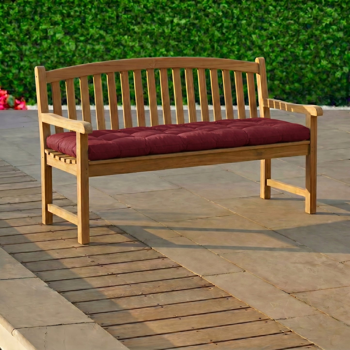 coussins_banc-de-jardin_bordeaux_125X45cm
