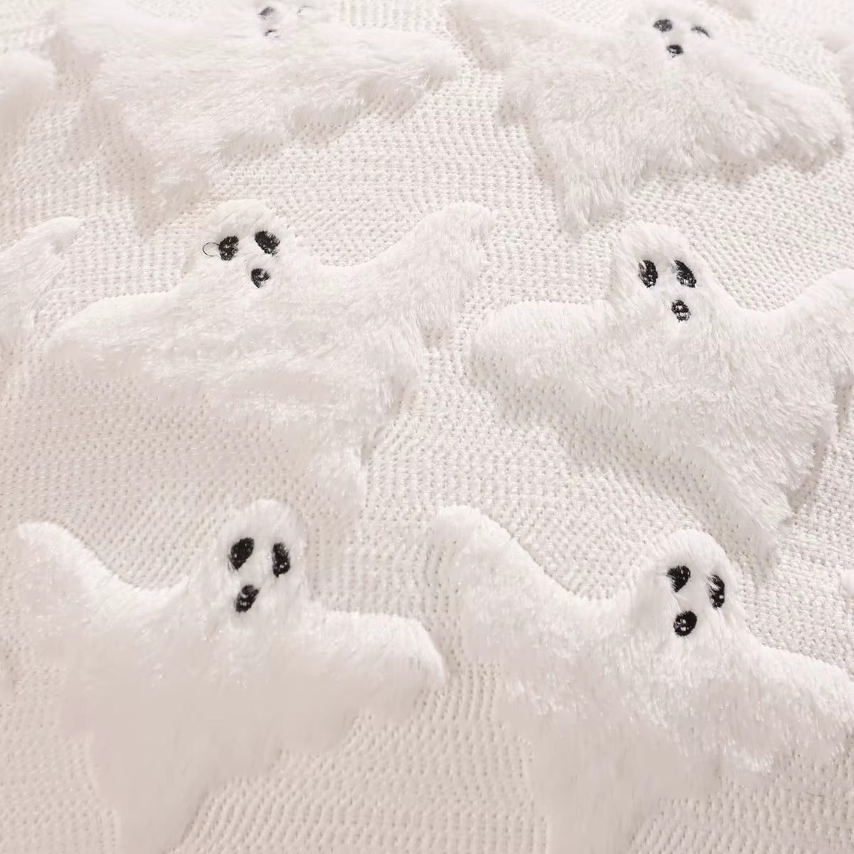 Housse de coussin Halloween Fantômes volants