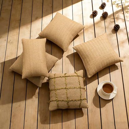 Housse de coussin Boheme Corde de Chanvre - RIGA