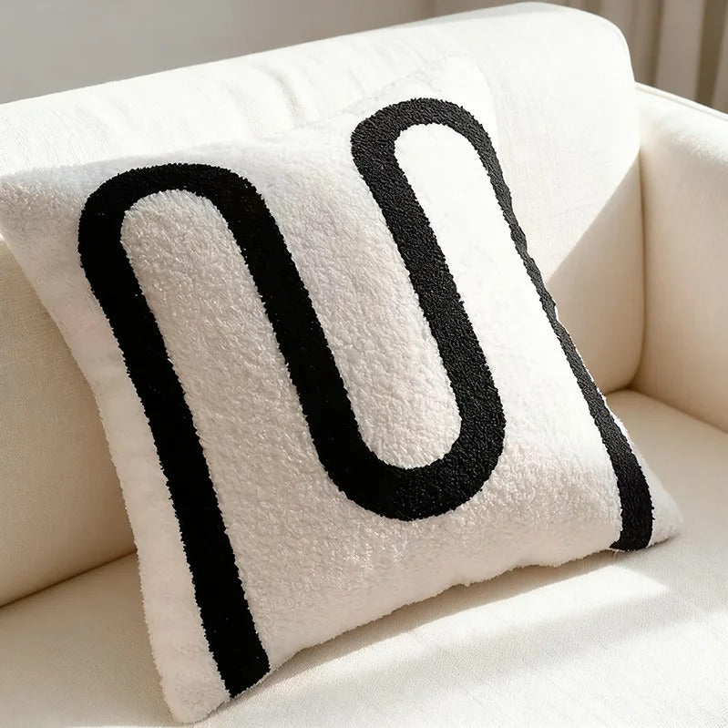 Housse de coussin Graphique Vert Malmo