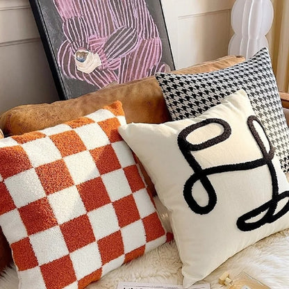 Housse de coussin Graphique Vert Malmo
