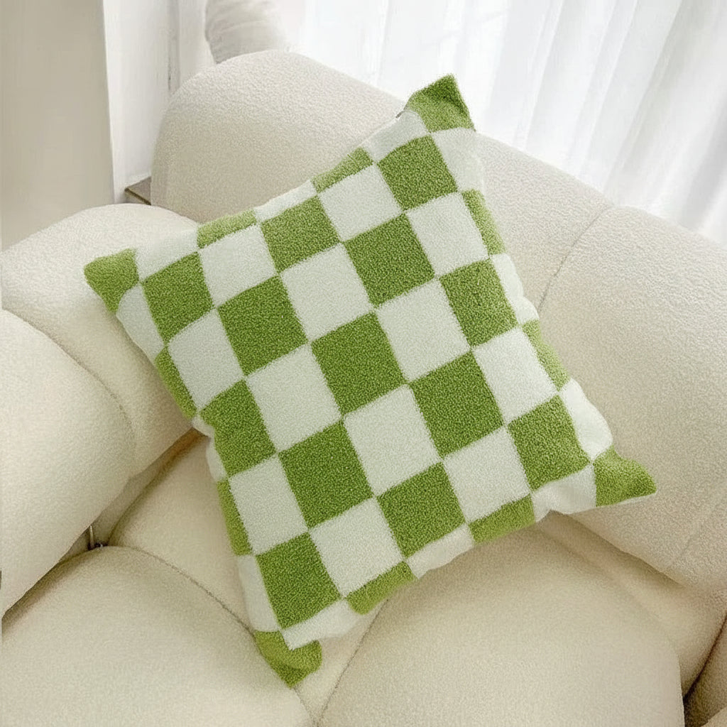 Housse de coussin Graphique Vert Malmo