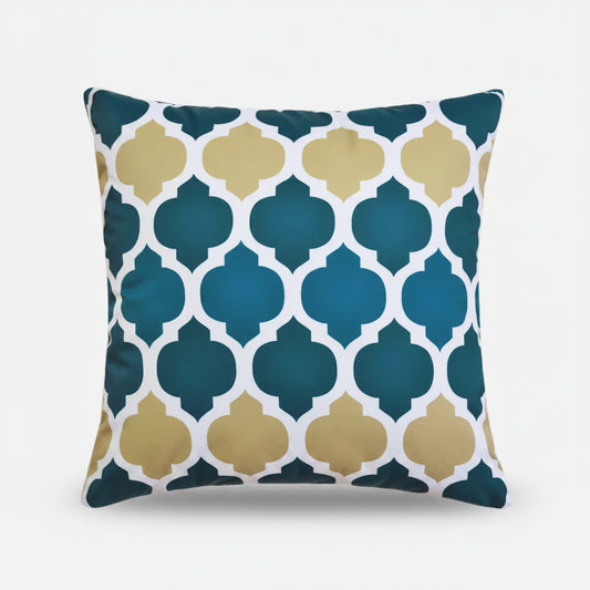 Housse de coussin Extérieur Arabesque Bleu